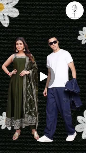 Aveez Fashion Reel Look 01 — Together In Style Couple Ensemble